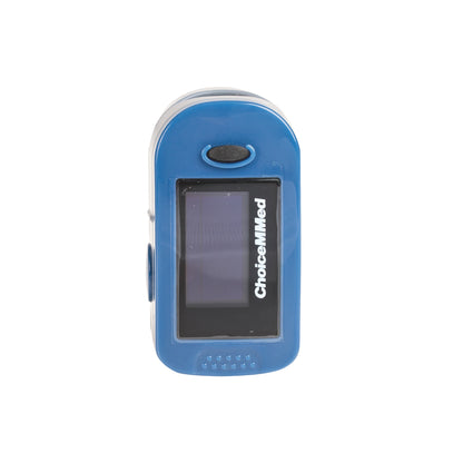 Pulse oximeter, including a carrying case, protective cover, and batteries