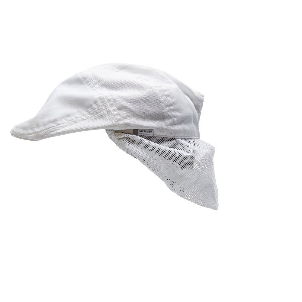 Gorra plana con redecilla Gorras planas, blanco