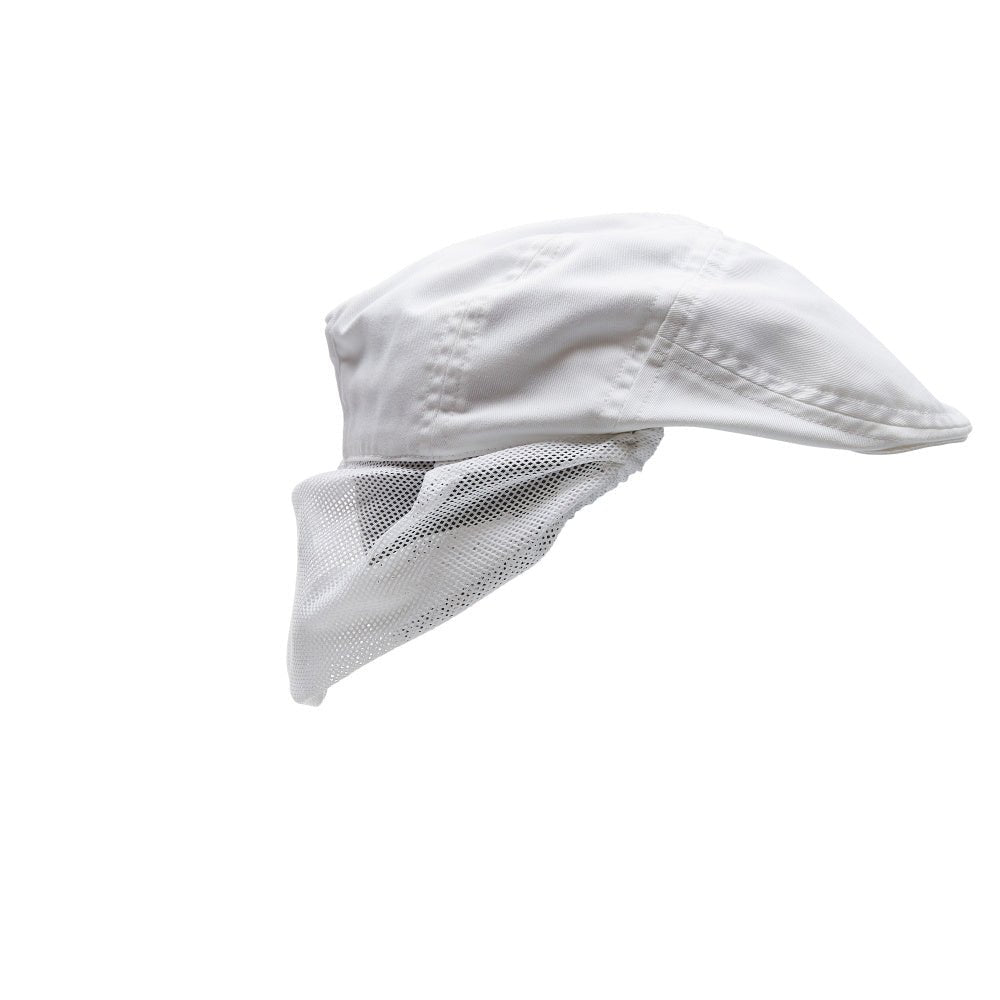 Gorra plana con redecilla Gorras planas, blanco