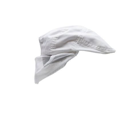 Gorra plana con redecilla Gorras planas, blanco