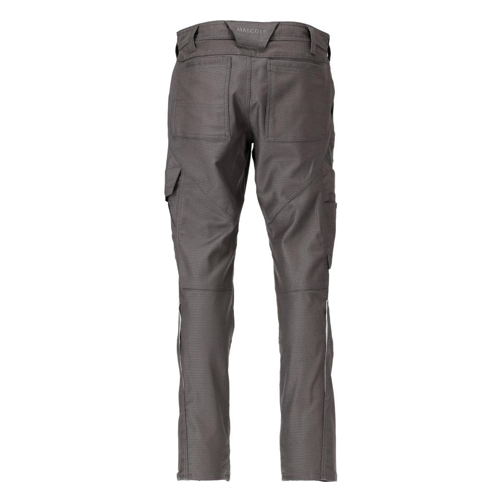 Trousers with thigh pockets, cotton+ trousers, dark anthracite