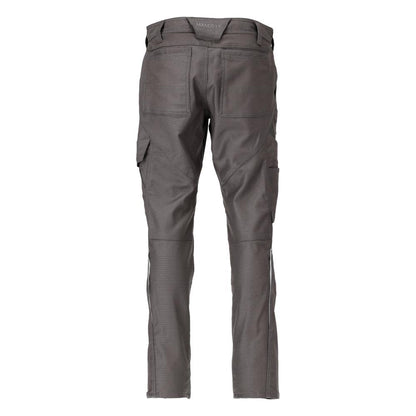 Trousers with thigh pockets, cotton+ trousers, dark anthracite
