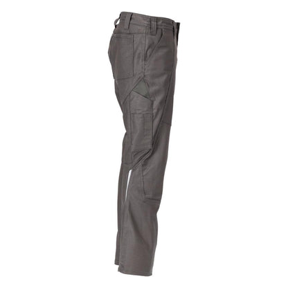 Trousers with thigh pockets, cotton+ trousers, dark anthracite