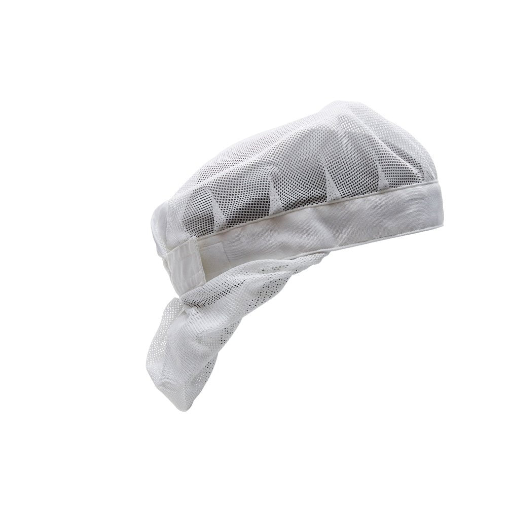 Hood with hairnet cap size ONE, white | Pack (1 piece)