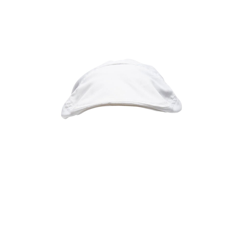Gorras planas, blancas
