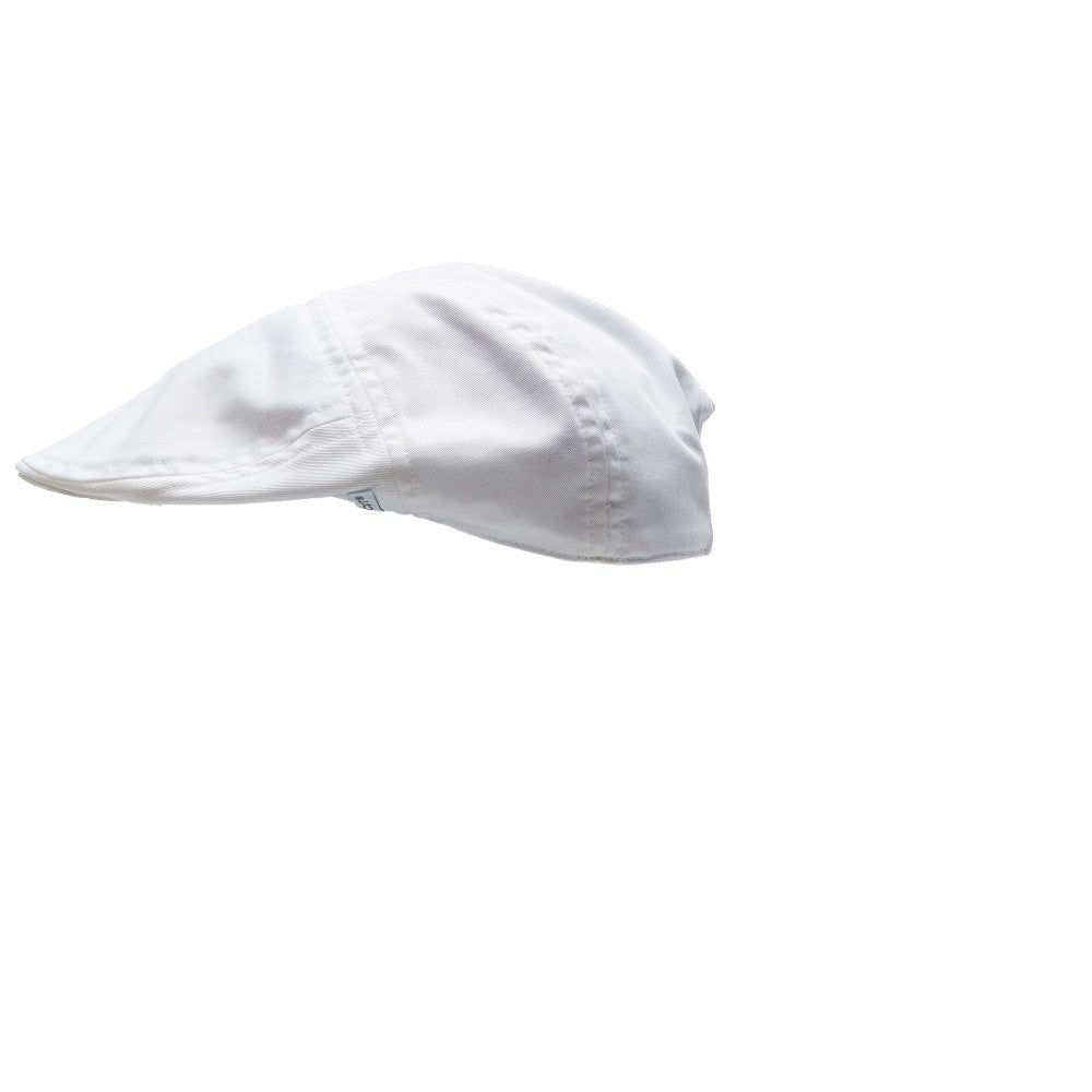 Gorras planas, blancas