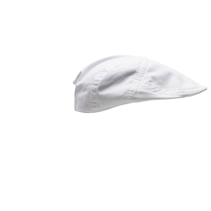 Gorras planas, blancas