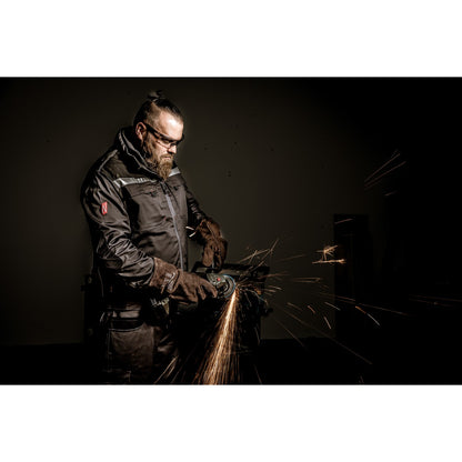 NITRAS SAFE PRO, guantes para soldar, marrón, EN 388, EN 12477 serraje | Paquete (12 pares)