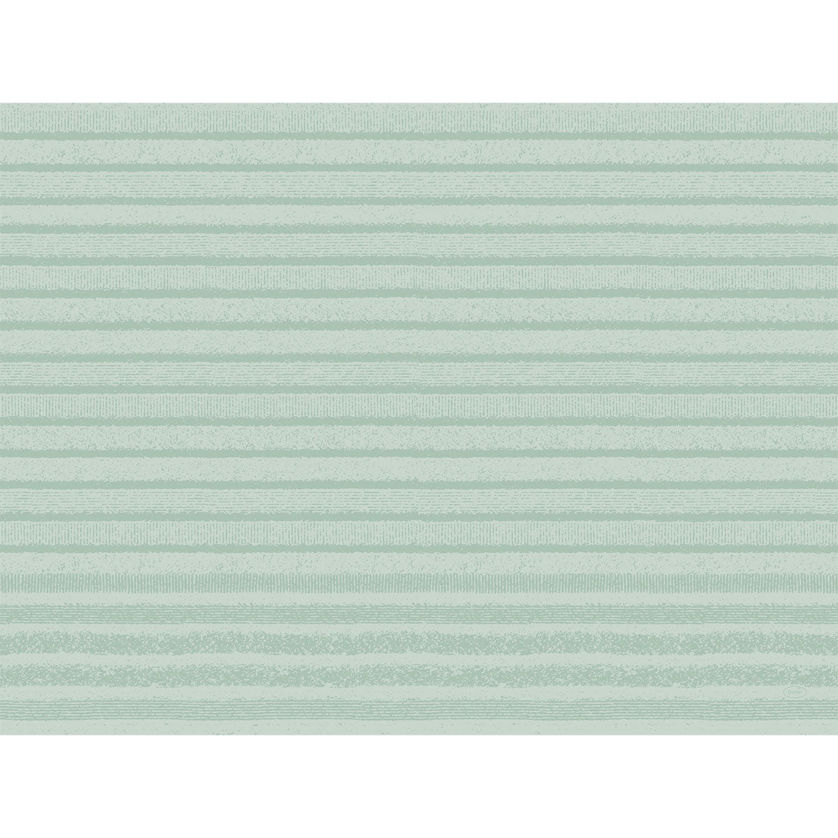 Ein hellgrüner Hintergrund mit gleichmäßig verteilten, horizontalen, strukturierten Streifen in Minttönen, inspiriert von den Papier-Tischsets 30x40 cm Tessuto mint - Stilvolle Tischdekoration (250 Stück) der Duni GmbH, zieht sich über das Bild.