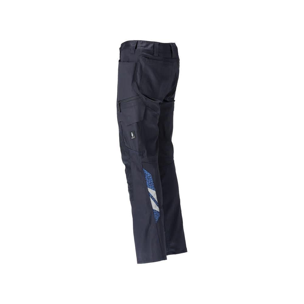 Pantalones con bolsillos en las rodillas, algodón+, pantalones ligeros