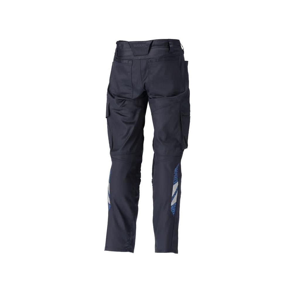 Pantalones con bolsillos en las rodillas, algodón+, pantalones ligeros