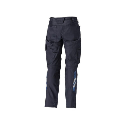 Pantalones con bolsillos en las rodillas, algodón+, pantalones ligeros