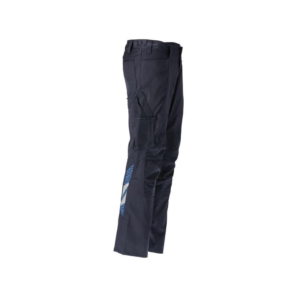 Pantalones con bolsillos en las rodillas, algodón+, pantalones ligeros