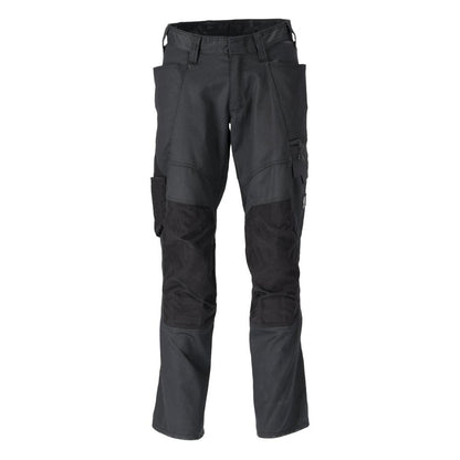 Pantalones con bolsillos en las rodillas, algodón+, pantalones ligeros