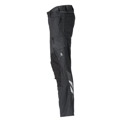 Pantalones con bolsillos en las rodillas, algodón+, pantalones ligeros