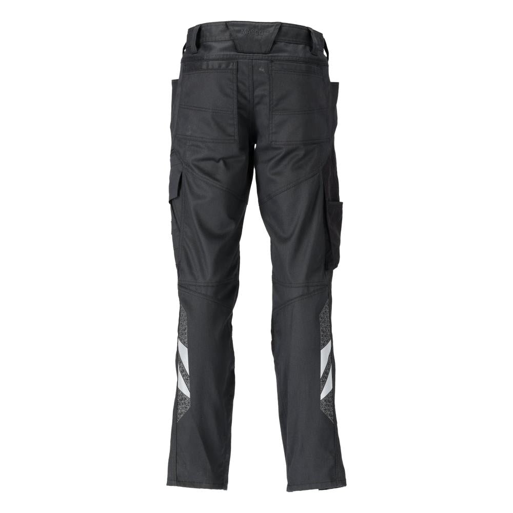 Pantalones con bolsillos en las rodillas, algodón+, pantalones ligeros