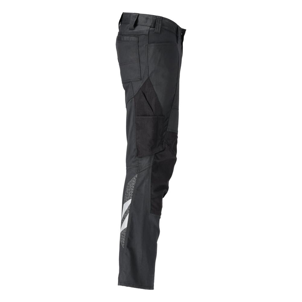 Pantalones con bolsillos en las rodillas, algodón+, pantalones ligeros