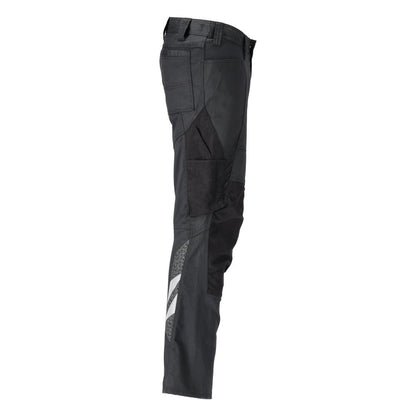 Pantalones con bolsillos en las rodillas, algodón+, pantalones ligeros