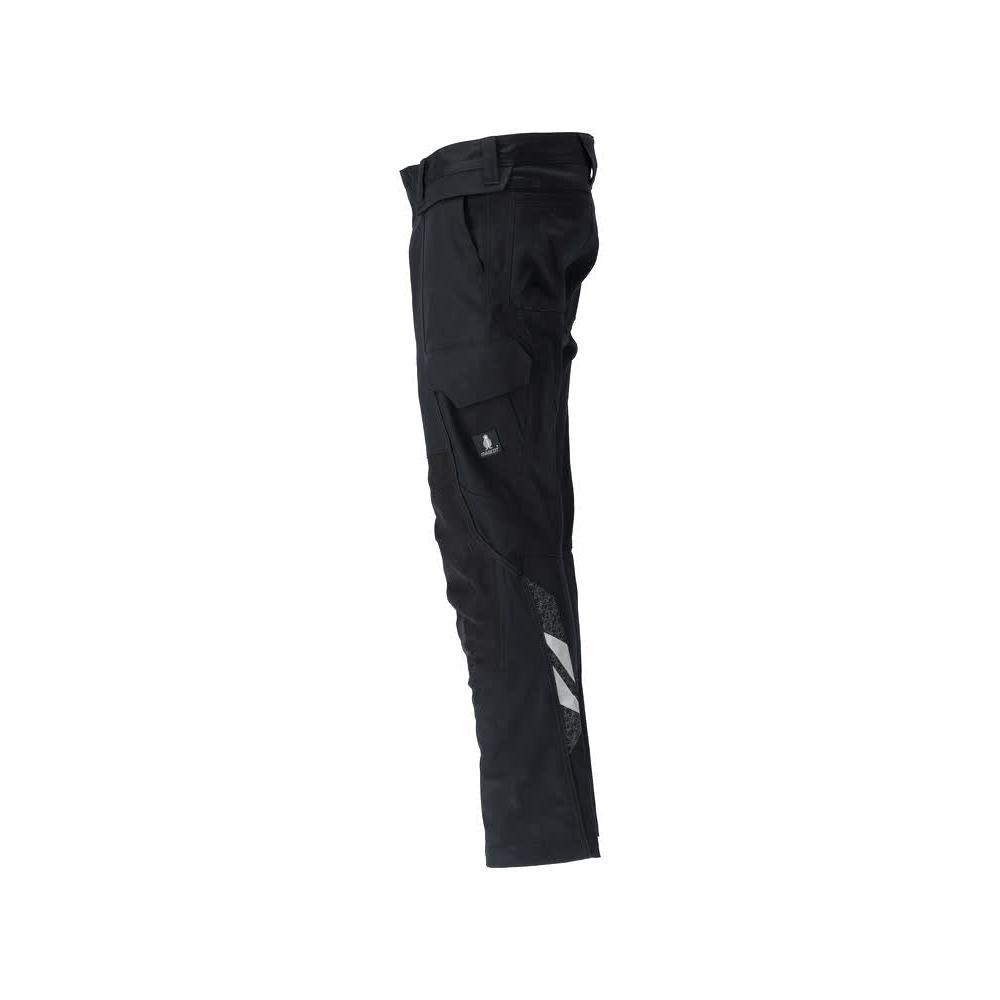Trousers, knee pockets, stretch, cotton trousers
