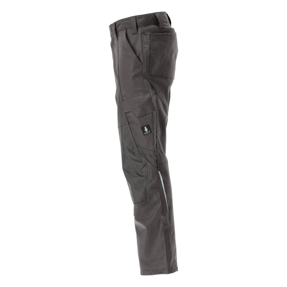 Trousers with knee pockets, cotton+ trousers, dark anthracite