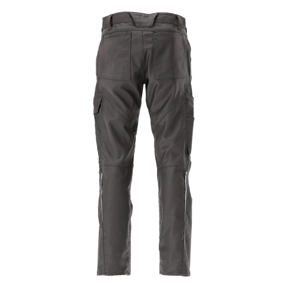 Trousers with knee pockets, cotton+ trousers, dark anthracite