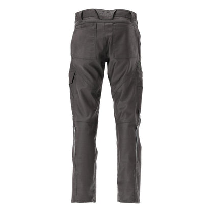 Trousers with knee pockets, cotton+ trousers, dark anthracite