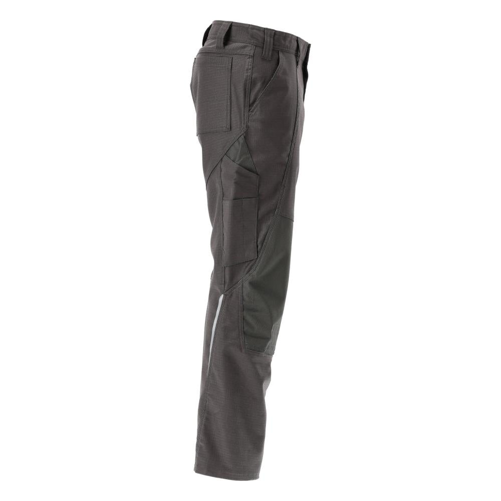 Trousers with knee pockets, cotton+ trousers, dark anthracite