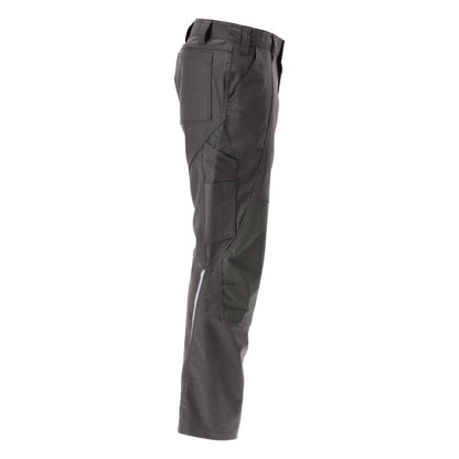 Trousers with knee pockets, cotton+ trousers, dark anthracite