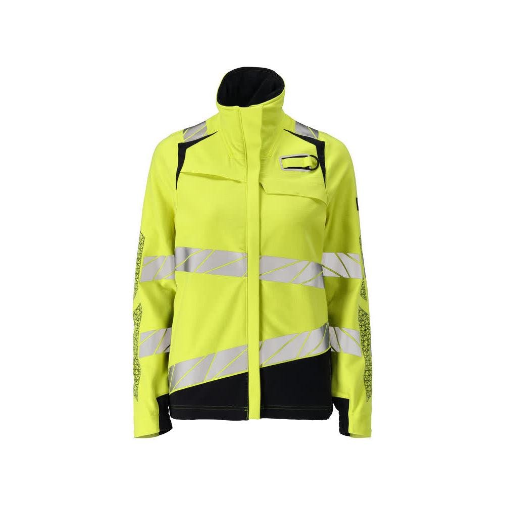 Chaqueta, mujer, ULTIMATE STRETCH chaqueta de trabajo Multisafe, alta visibilidad amarillo/negro-azul
