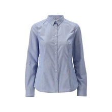 Shirt, modern women's fit, stretch women's blouse, light blue