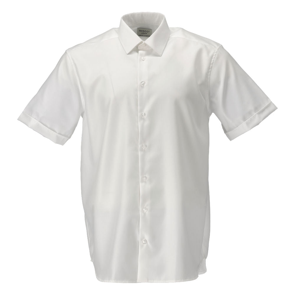 Camisa, manga corta, corte clásico.
