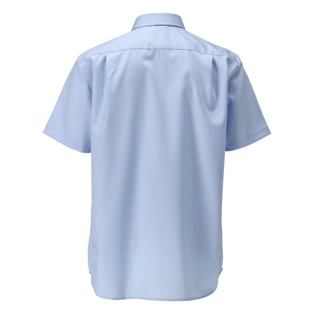 Camisa, manga corta, corte clásico.