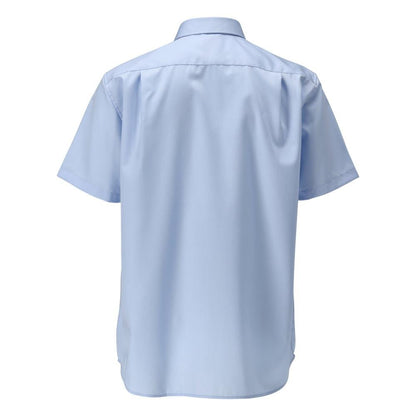 Camisa, manga corta, corte clásico.
