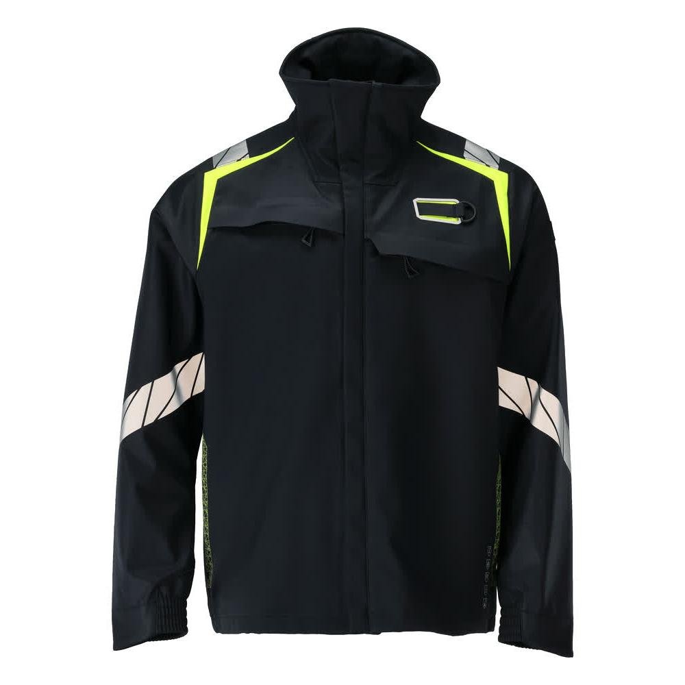 Softshell Jacket Chaqueta softshell Multisafe, negro azul/amarillo de alta visibilidad