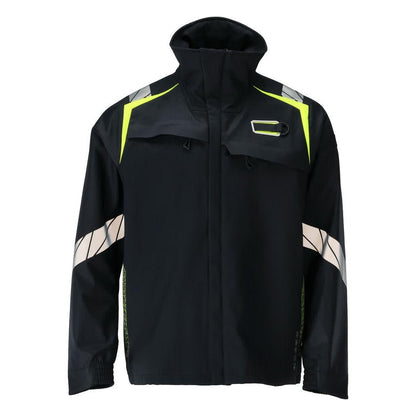 Softshell Jacket Chaqueta softshell Multisafe, negro azul/amarillo de alta visibilidad