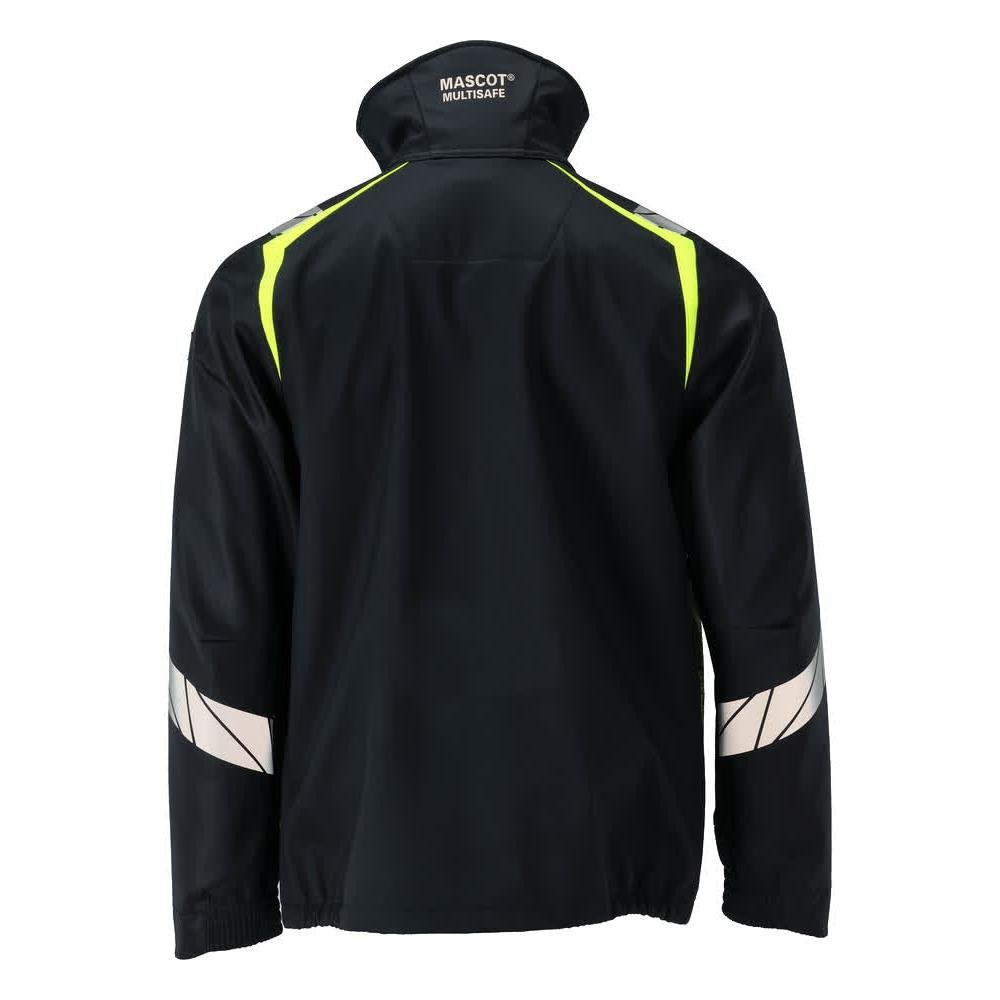 Softshell Jacket Chaqueta softshell Multisafe, negro azul/amarillo de alta visibilidad