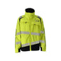 Jacket, stretch inserts Multisafe work jacket, hi-vis yellow/black-blue
