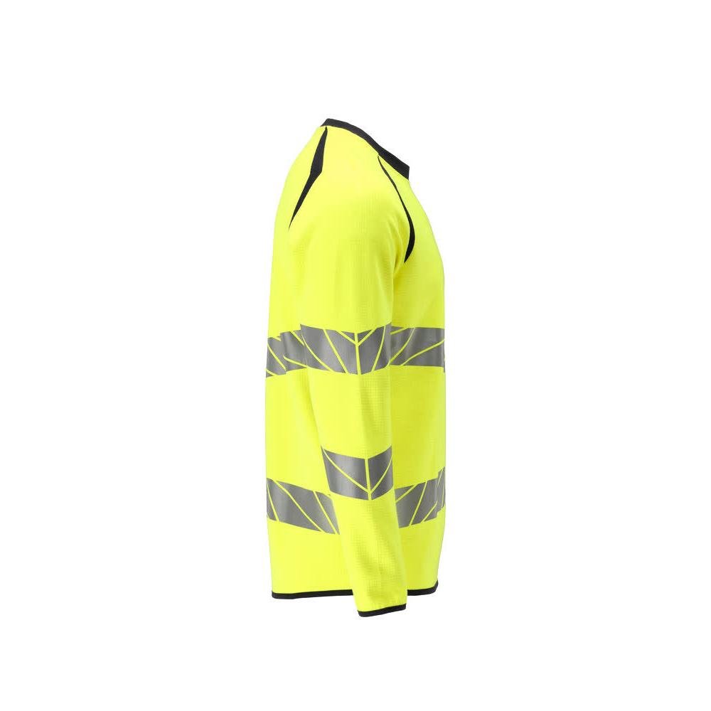 Sweatshirt, modern fit Sweatshirt Multisafe, hi-vis yellow/black-blue