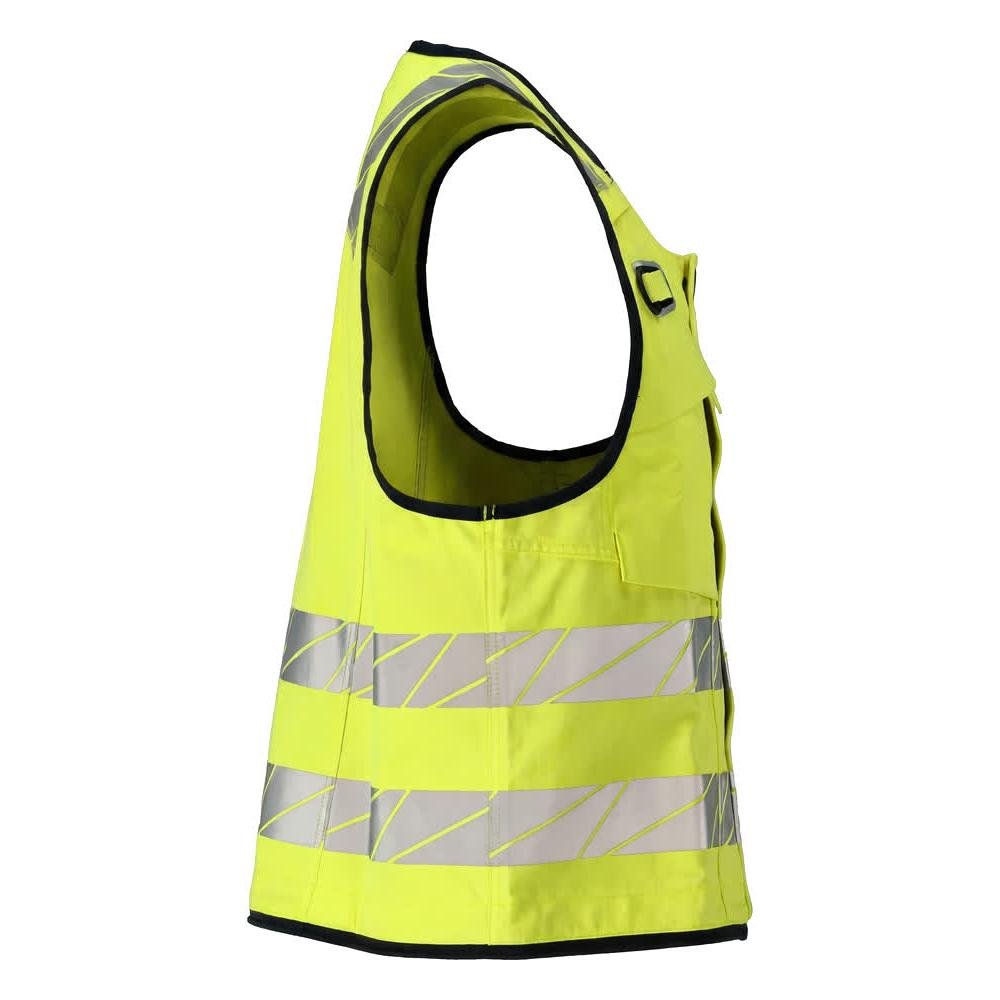Chaleco para herramientas Chaleco para herramientas Multisafe, amarillo de alta visibilidad/negro-azul
