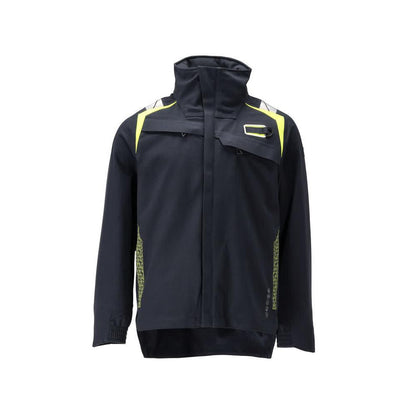 Hard Shell Jacket Jacket Multisafe, negro azul/amarillo de alta visibilidad