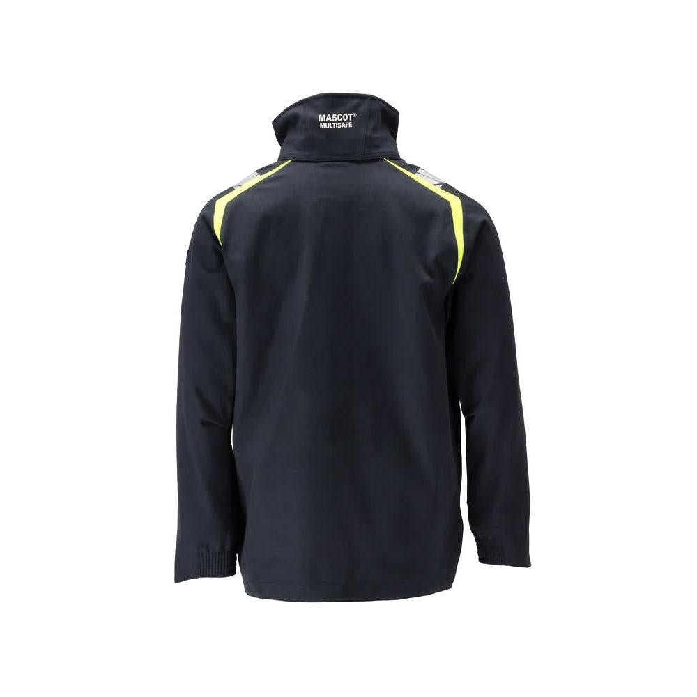 Hard Shell Jacket Jacket Multisafe, negro azul/amarillo de alta visibilidad