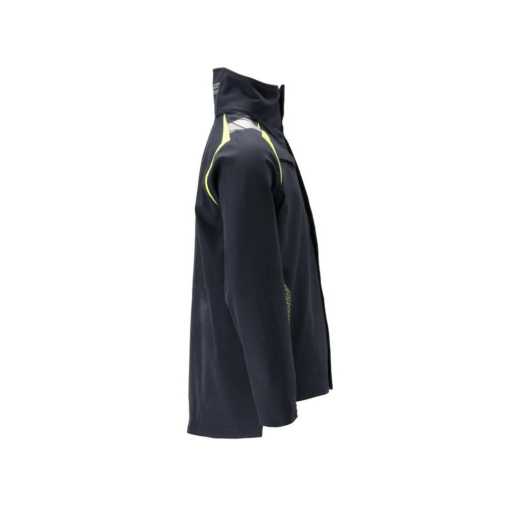 Hard Shell Jacket Jacket Multisafe, negro azul/amarillo de alta visibilidad