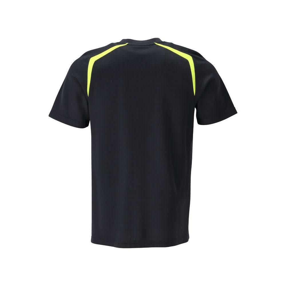 Camiseta de corte moderno Camiseta Multisafe, negro azul/amarillo de alta visibilidad
