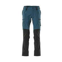 Functional trousers, ULTIMATE STRETCH trousers, dark petroleum/black
