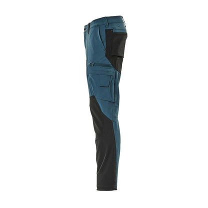 Pantalón funcional, pantalón ULTIMATE STRETCH, petróleo oscuro/negro