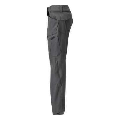 Functional trousers, stretch, women's fit trousers, anthracite grey