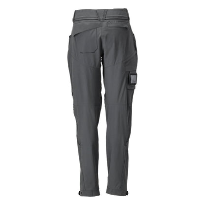 Functional trousers, stretch, women's fit trousers, anthracite grey