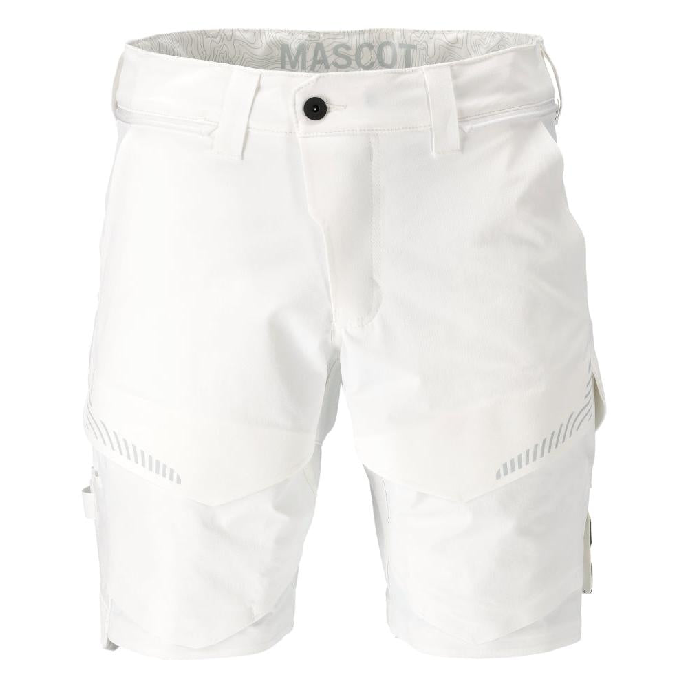 Pantalón corto, elástico, pantalón corto ligero, blanco.