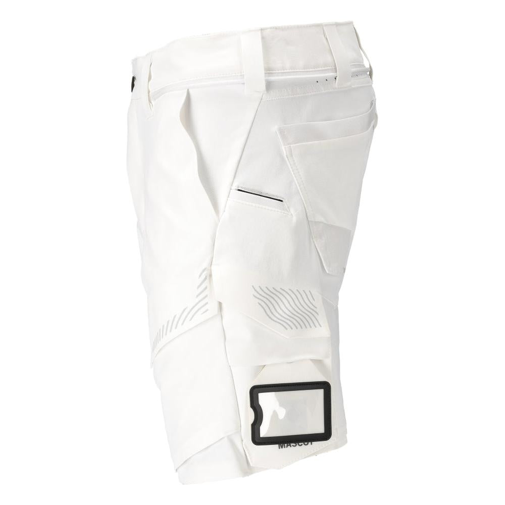 Pantalón corto, elástico, pantalón corto ligero, blanco.
