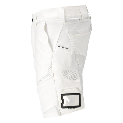 Pantalón corto, elástico, pantalón corto ligero, blanco.